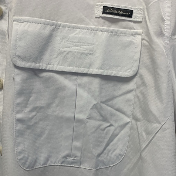 Eddie Bauer Women’s White Short Sleeve Shirt 2XL - Picture 3 of 7